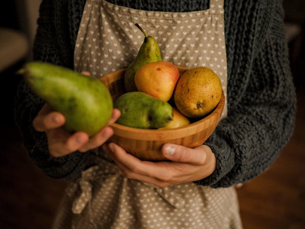 bol de pommes et de poires